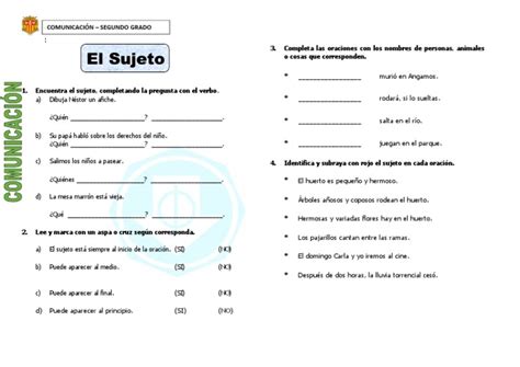 El Sujeto Ficha Practica