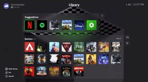 Xbox Series X Dashboard With Images Rs News