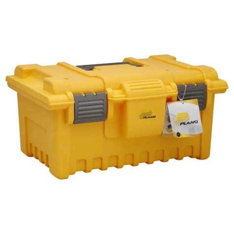 Plano 19 Inch Power Tool Box With Lift Out Tray Yellow