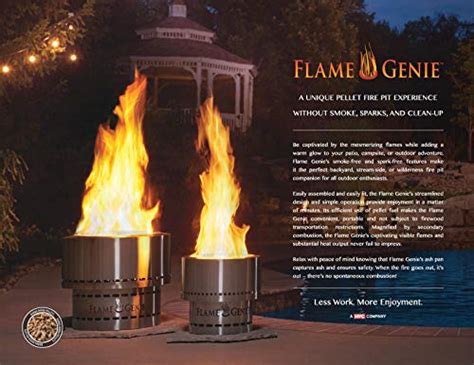 Hy C Fg 16 Flame Genie Portable Smoke Free Wood Pellet