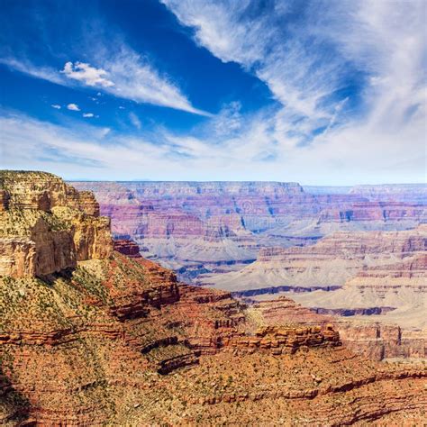 Arizona Grand Canyon National Park Yavapai Point Stock Image Image Of