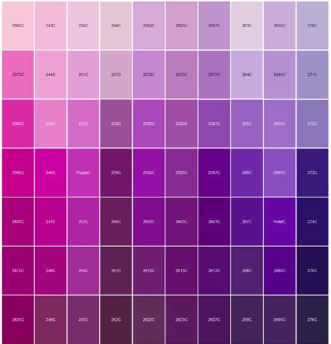 Best 25 Shades Of Purple Chart Ideas On Pinterest Purple Palette