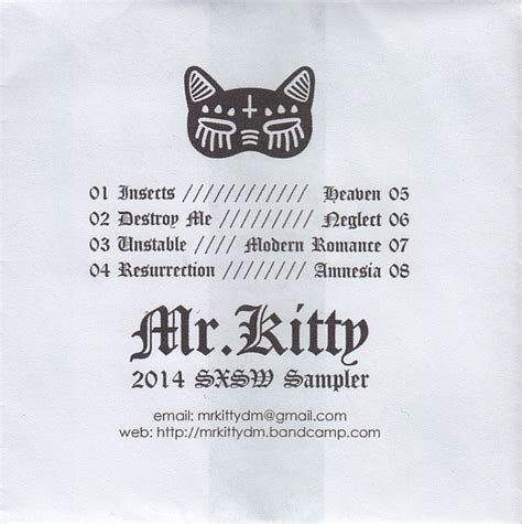Mrkitty 2014 Sxsw Sampler 2014 Cdr Discogs