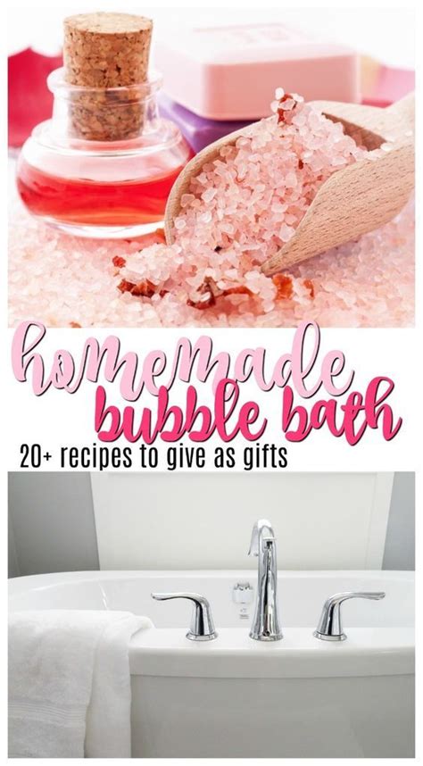 20 Homemade Bubble Bath Recipes To Give As Ts Via Ellenblogs Easy Diy Ideas For The Busy Mom
