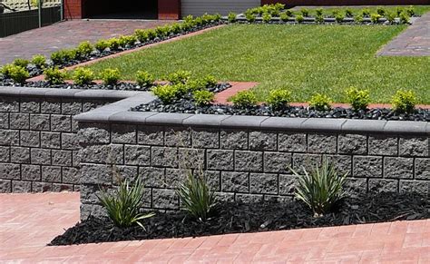 Use the blocks to create a wall to provide privacy or divide property. Concrete Block Retaining Walls Adelaide Design Examples.