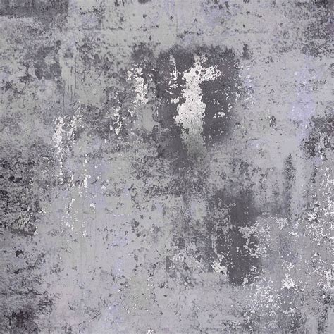 Exposed Metallic Industrial Texture Dark Grey 50103 Wallpaper Sales