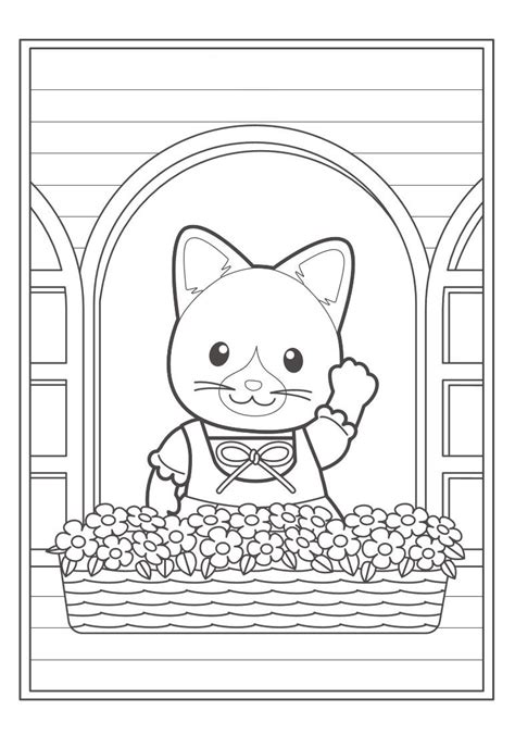 In the united states they were presented years prior as calico critters of calico village and have been called that since. Calico Critters Coloring Pages to download and print for free