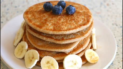 Easy Vegan Banana Oat Pancakes Youtube