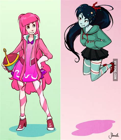 Adventure Time And Wreck It Ralph Crossover 9gag
