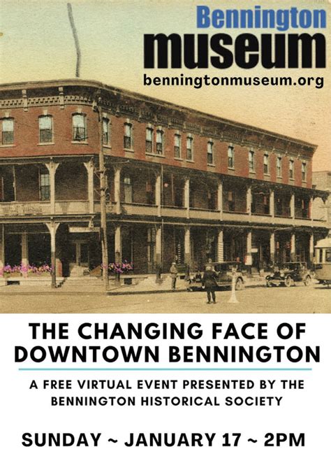 The Changing Face Of Downtown Bennington Bennington Museum Bennington Vt