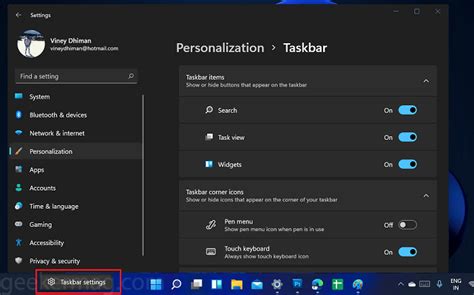 How To Move Taskbar Icon To Left In Windows 11