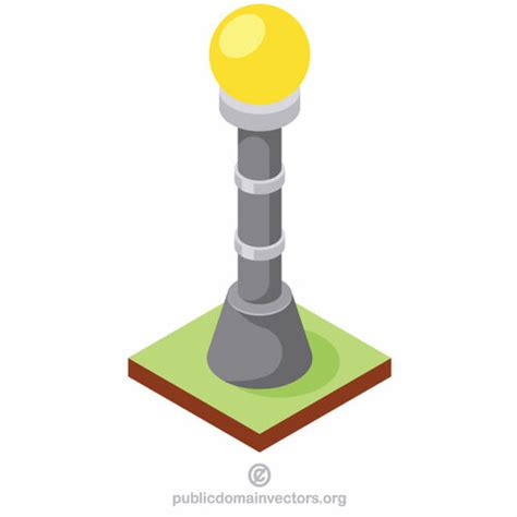 Street Lamp Icon Public Domain Vectors