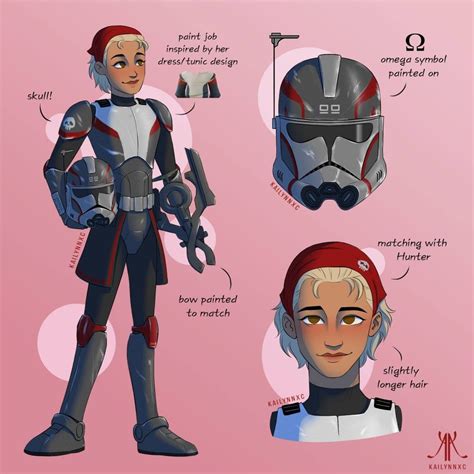 Older Omega The Bad Batch In Clone Armour Star Wars Clone Wars