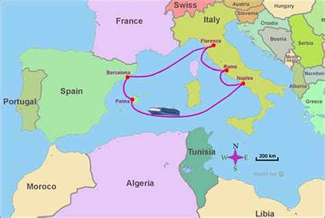Cruises Routes In Europe