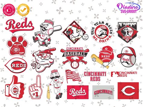 Mlb Cincinnati Reds Svg Design Digital Cut Files Baseball Clipart Png