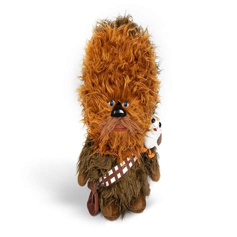 Super Deformed Star Wars 22 Chewbacca With Porg Talking Plush