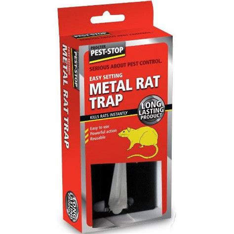 Pest Stop Easy Set Metal Rat Trap Bridgend Garden Centre