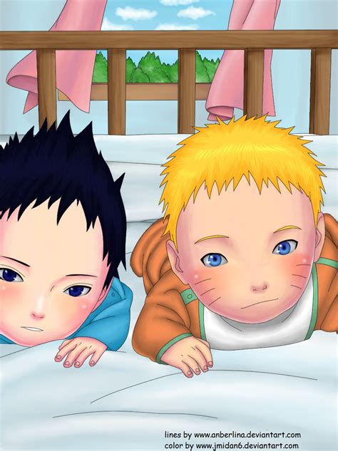 Sasuke And Naruto Babies By Zero 16 On Deviantart