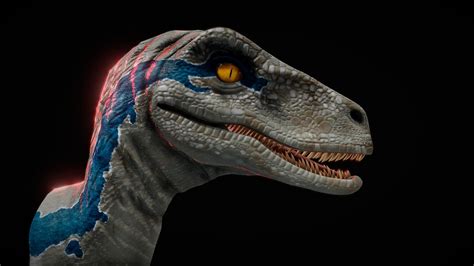 Blue Jurassic World 4k Free Download Free 3d Model By Bluemesh
