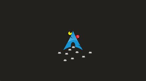 Hình Nền Hình Minh Họa Logo Arch Linux Nhãn Hiệu Ảnh Chụp Màn