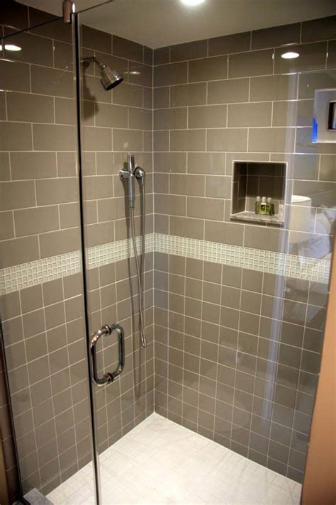 Brown bathroom tile ideas with mediterranean style. 40 gray shower tile ideas and pictures | Bathroom shower ...