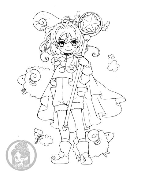Fanart Chibi Colouring Pages Yampuff S Stuff Coloring Home 2320 The