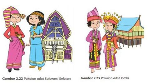 Pakaian Adat Indonesia Kartun Galeri Nusantara
