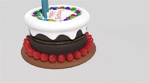 Birthday Cake 3d Models In Sweets 3dexport
