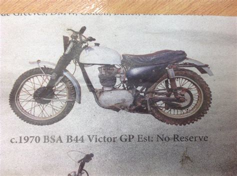 Bsa B44 Victor Gp 1970 Full Restoration Classic Motorcycle Restoration