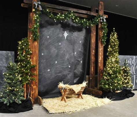2018 Christmas Boutique Church Christmas Decorations Christmas Stage