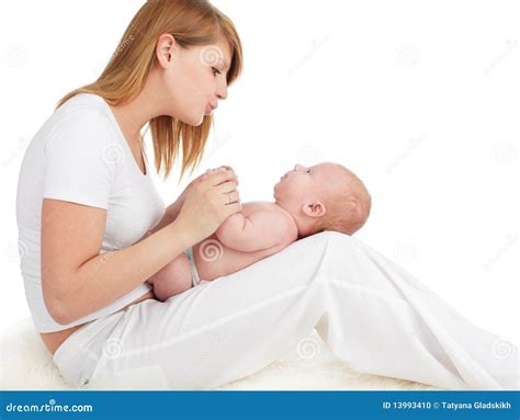 Moeder Met Baby Stock Foto Image Of Menselijk Twee 13993410