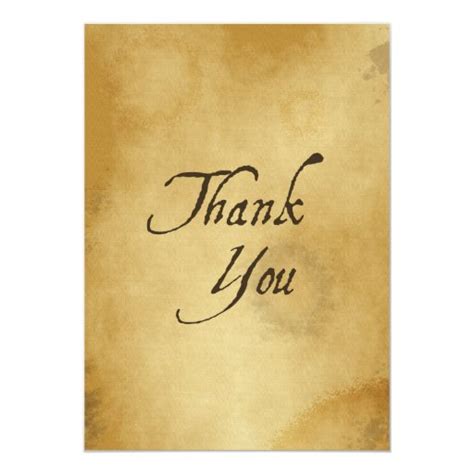 Papyrus Paper Thank You Historic Expressions Grati Card Zazzle