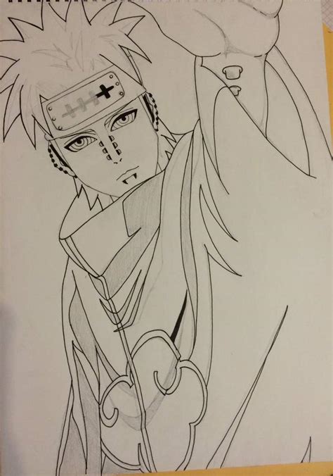Naruto Shippuden Pain Drawing Anime Amino