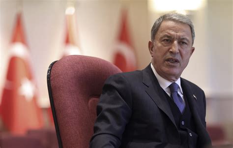 Turkish Defense Minister Akar Slams Retired Admirals Declaration