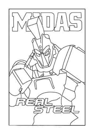 In this section you will find many coloring pages from the popular fortnite game. Real Steel Robots S And - Free Coloring Pages