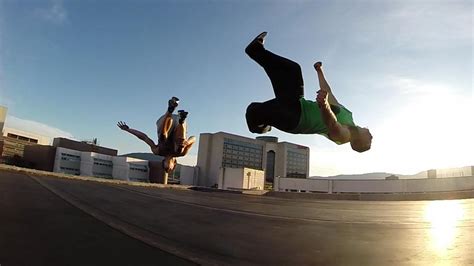 Practice Film Editing With Parkour Sports Footage Editstock