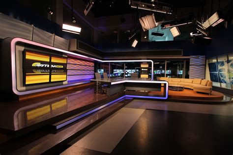 Trk Newscaststudio Tv Set Design Tv Design Stage Set Design