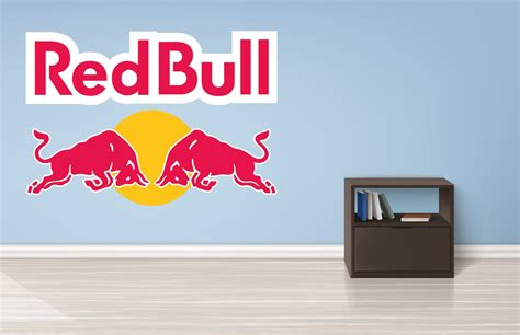 Redbull Stickers Racing Red Bull Wall Decals Mural Vinyl Etsy