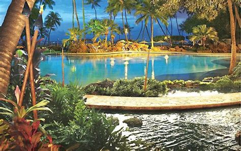 Hilton Hawaiian Village Oahu The Pool At Our Hotel Hilton Hawaiian