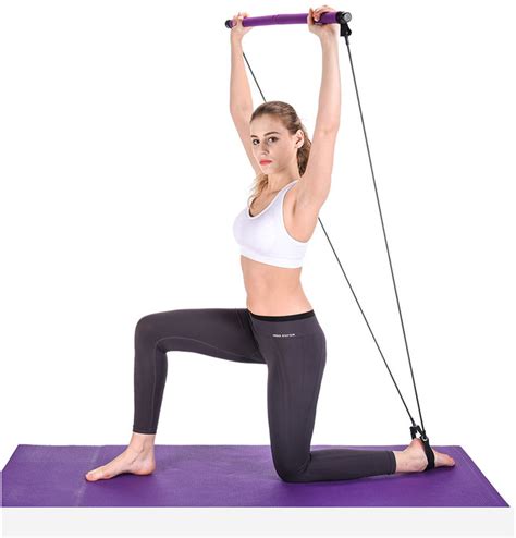 Yoga Crossfit Resistance Bands Exerciser Pull Rope Portable Gym Workout