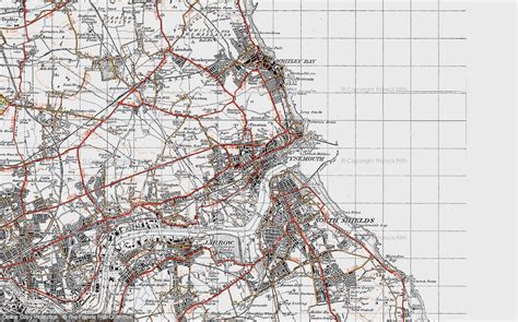It allow change of map scale; Map of North Shields, 1947 - Francis Frith