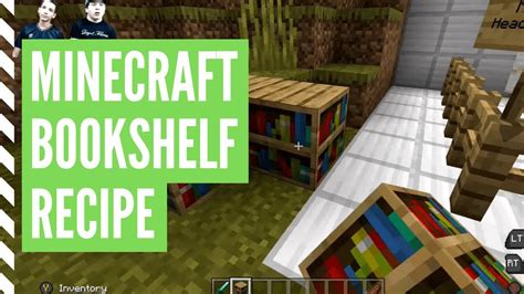 How To Make A Bookshelf In Minecraft Youtube