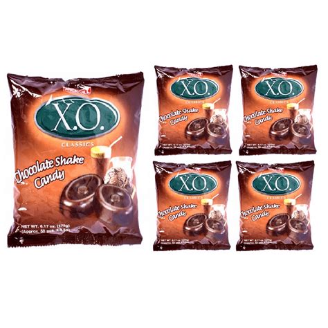 Xo Classic Chocolate Shake Candy 50pcs Per Packpack Of 5