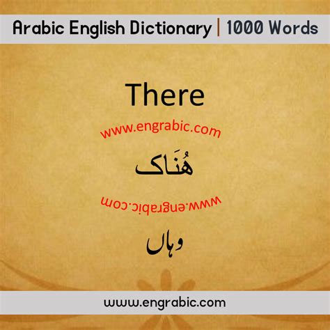 1000 Common Arabic Words With Their Meanings In English Engrabic Spoken Arabic Arabic Words