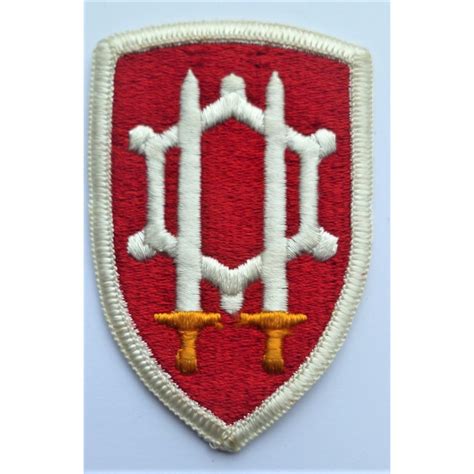 United States Army Engineering Command Vietnam Cloth Patch Insignia