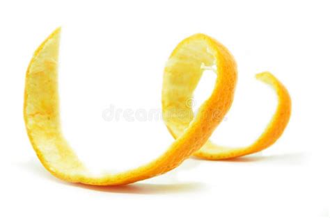 Orange Skin Isolate Stock Image Image Of Fresh Peel 99945857