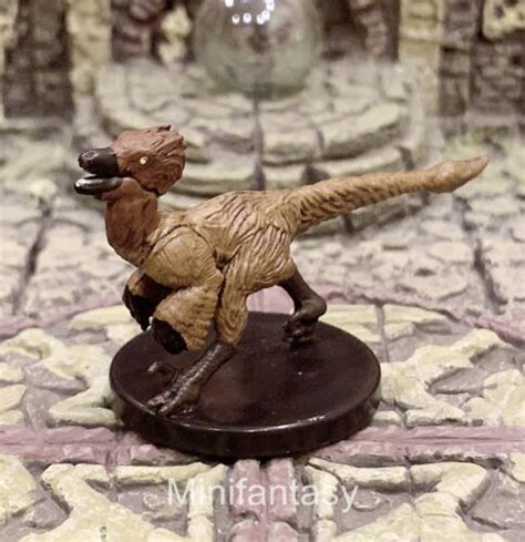 Deinonychus Dandd Miniature Dungeons Dragons Pathfinder Deep Raptor