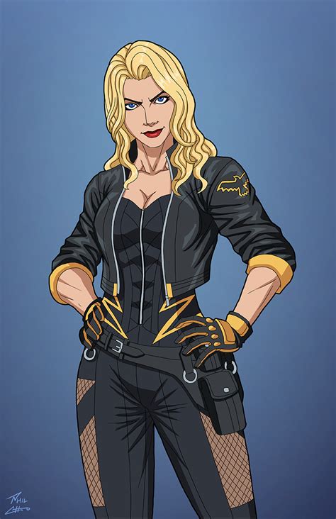 Black Canary E 27 Enhanced Commission By Phil Cho On Deviantart