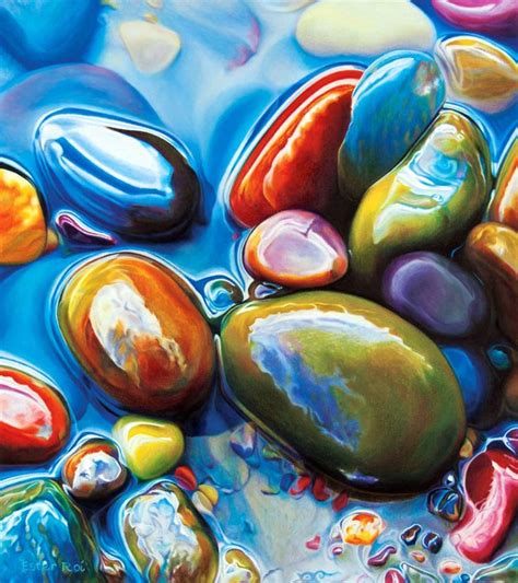 20 Mind Blowing Hyper Realistic Pebbles And Rocks Paintings By Ester