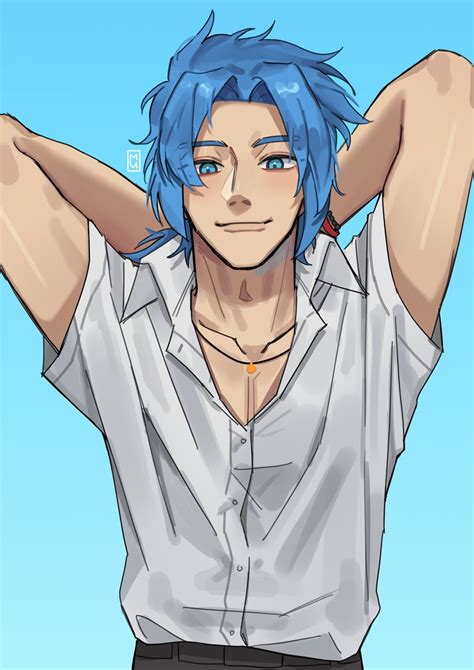 Discover More Than 74 Blue Hair Anime Guy Latest Induhocakina
